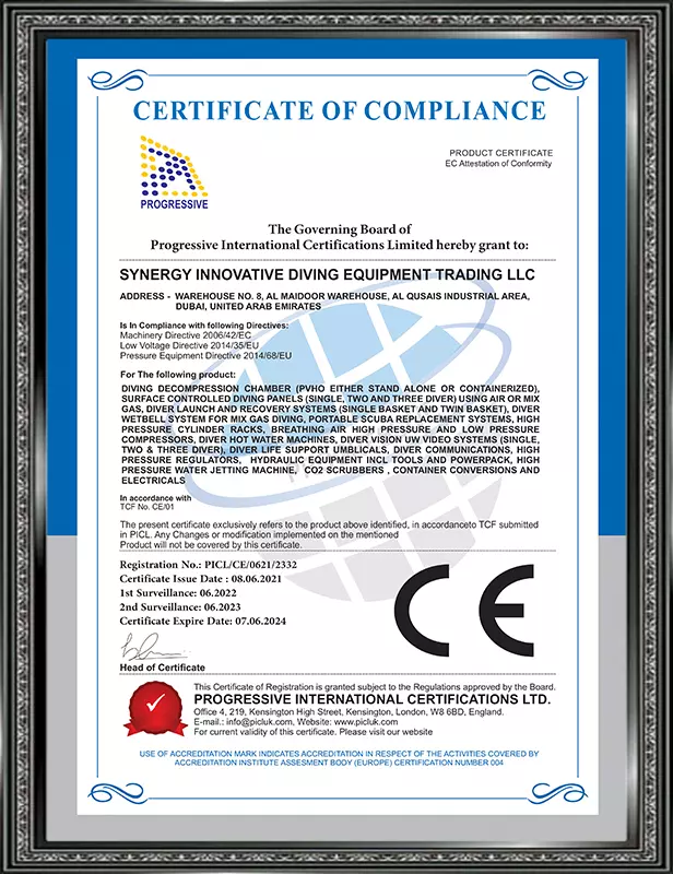 CE certifications